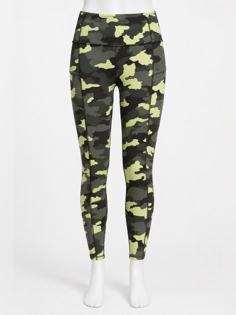Lululemon Fast & Free 25” Nulux Camo Leggings Crispin Green Size 6